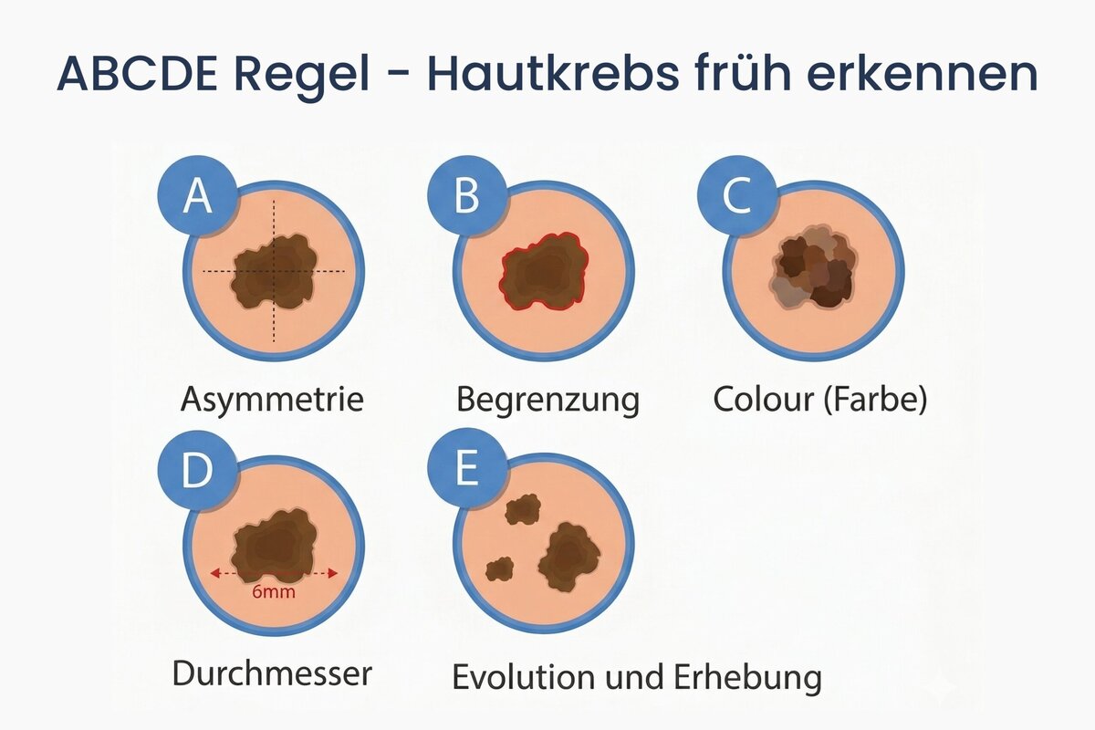 Regla ABCDE del cáncer de piel